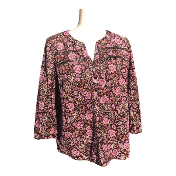 J. Jill Corduroy Blouse Size S - Picture 1 of 10